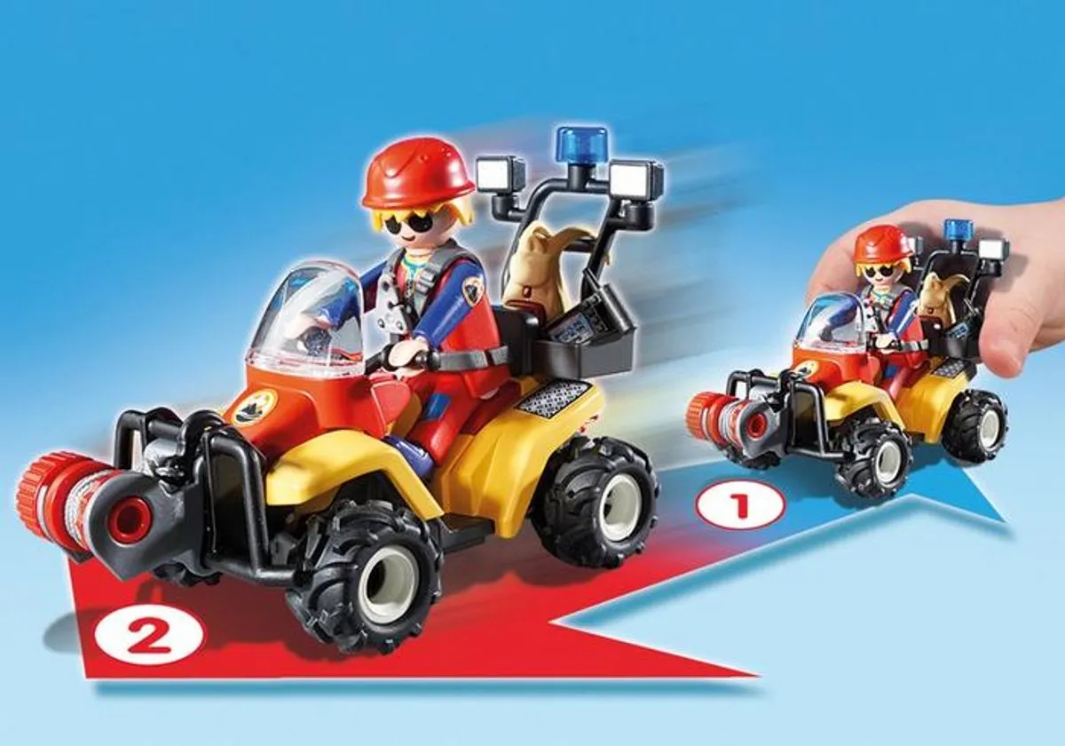 Playmobil Reddingsquad met Draagberrie 9130 - Multicolor - afbeelding 6 van 6