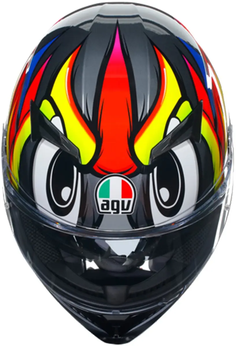 AGV K3 E2206 Mplk Birdy 2.0 Integraalhelm - Maat M - Grijs/Geel/Rood