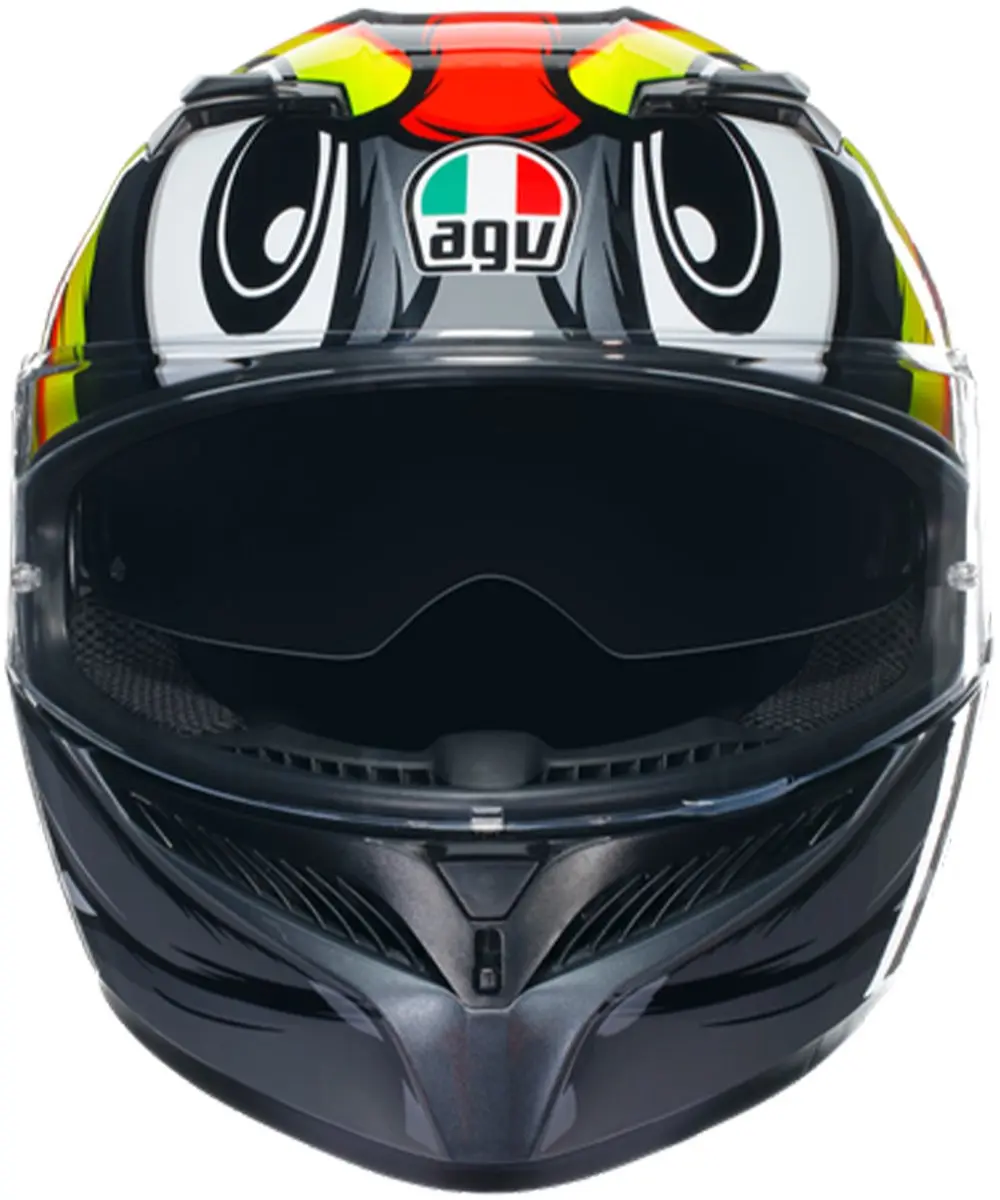 AGV K3 E2206 Mplk Birdy 2.0 Integraalhelm - Maat M - Grijs/Geel/Rood