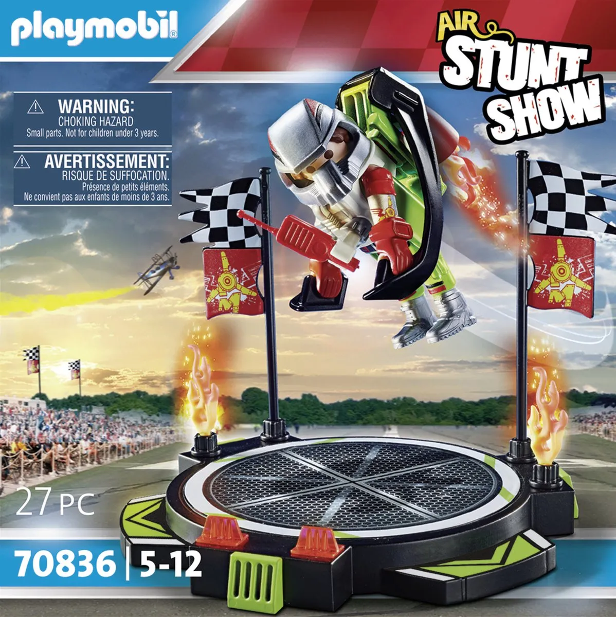 Playmobil Air Stuntshow Jetpack-vlieger 70836 - Multicolor - afbeelding 6 van 6