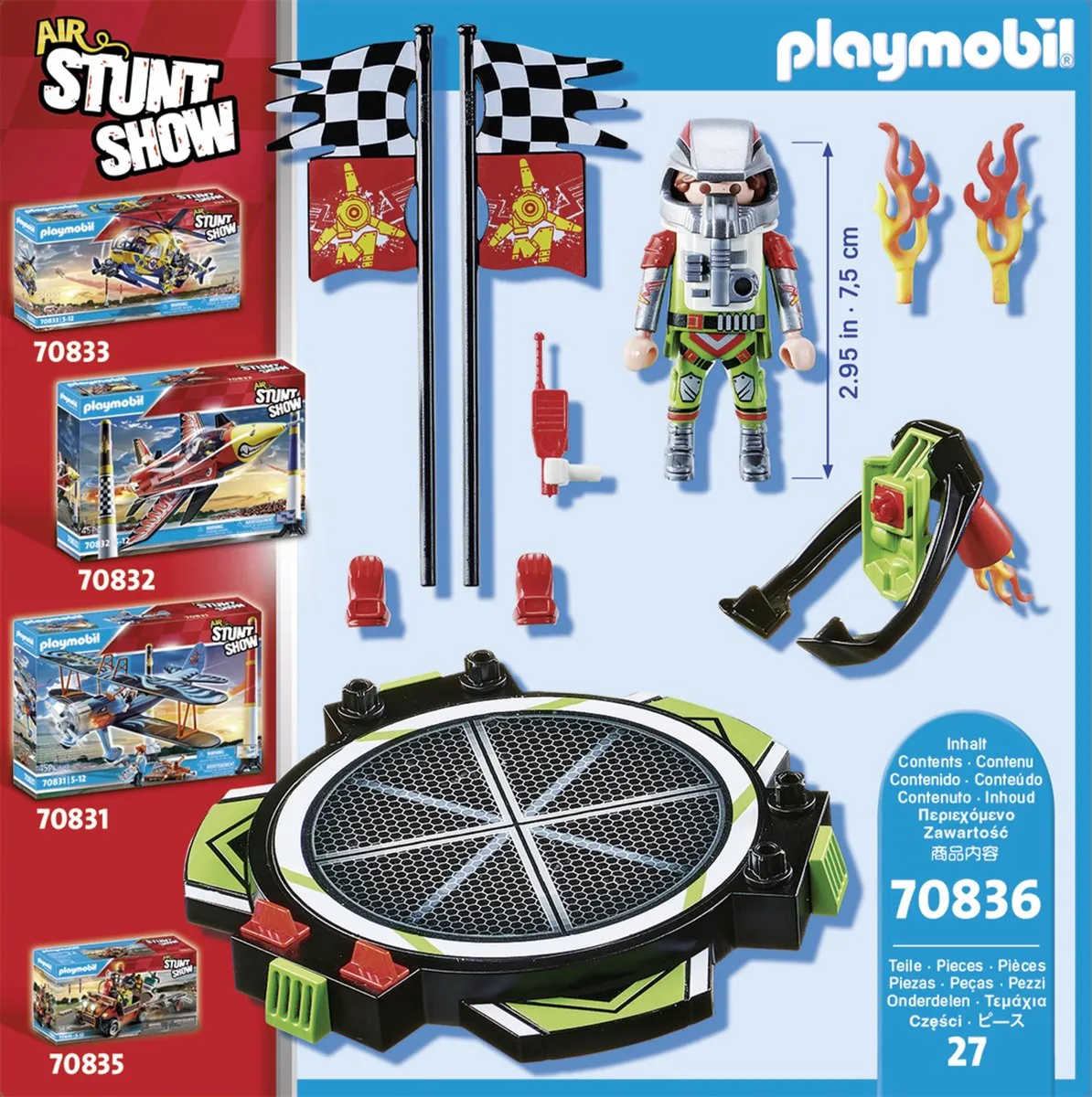 Playmobil Air Stuntshow Jetpack-vlieger 70836 - Multicolor