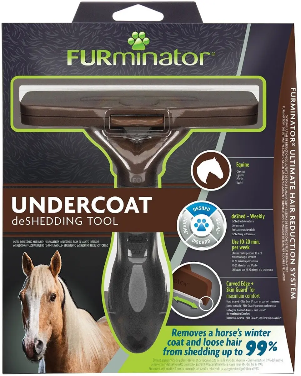 Furminator Roestvrijstaal Verharingstool Paarden