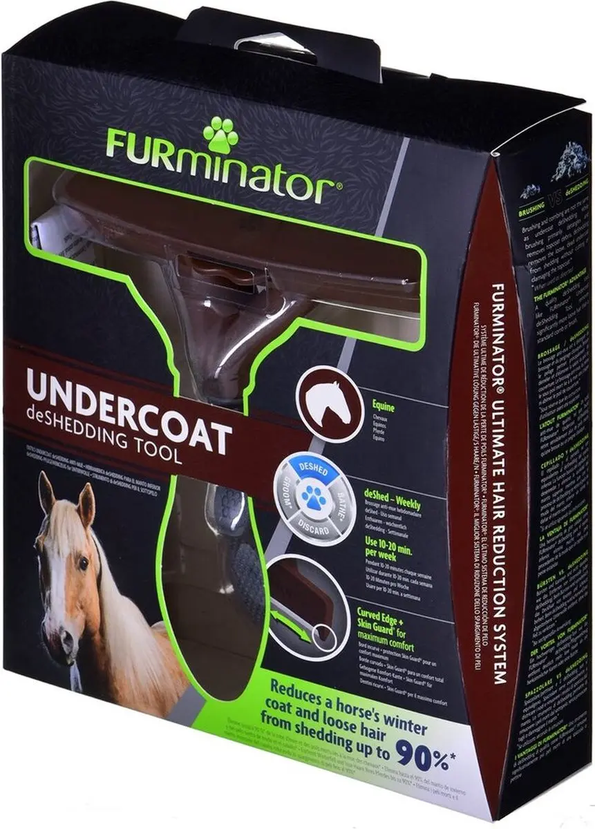 Furminator Roestvrijstaal Verharingstool Paarden