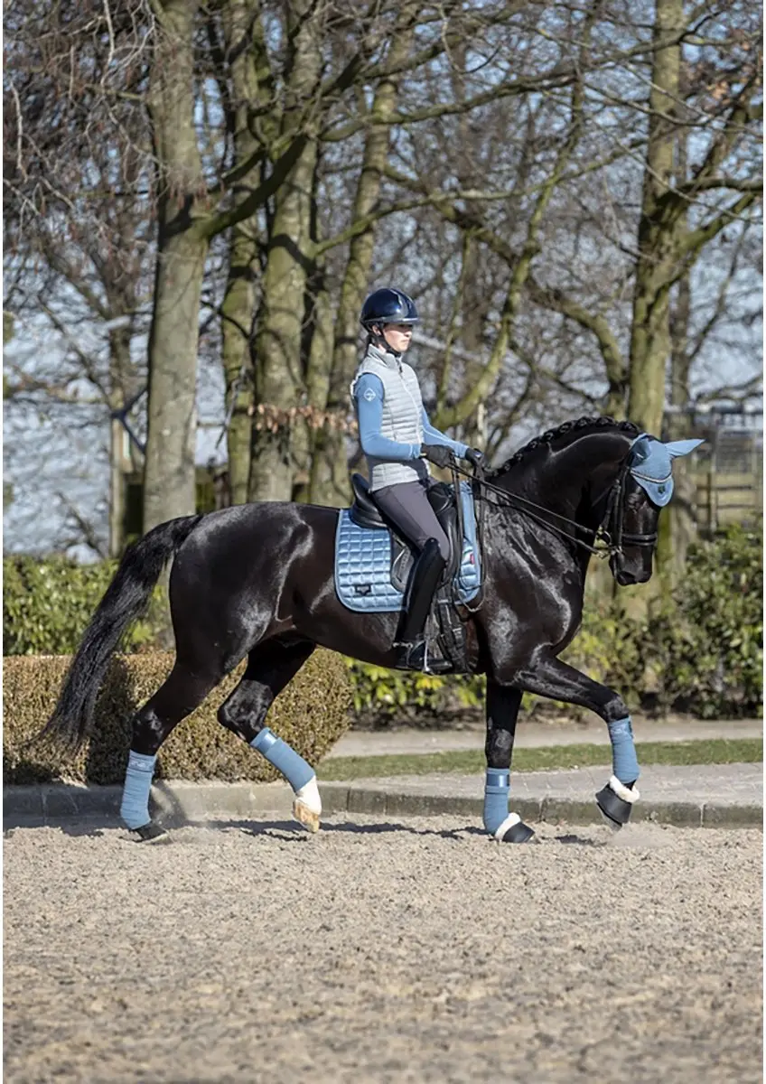 LeMieux Fly Hood Loire Satin Ice Blue - L