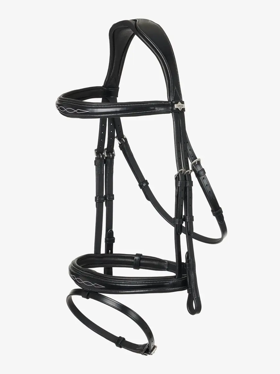LeMieux Kudos Wedstrijd Flash Hoofdstel Pony Chestnut/Zilver