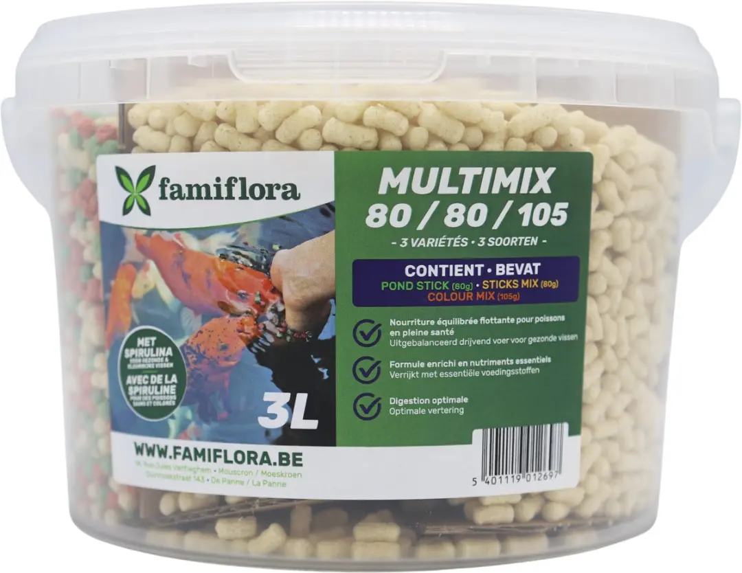 Famiflora Multimix Colstipo 3L Drijvend Vijvervoer