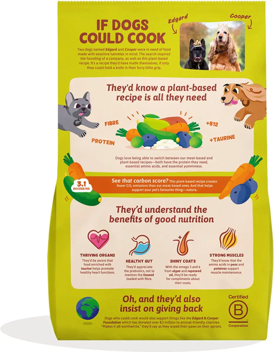 Edgard & Cooper Adult Hondenbrokken Medium Wortel & Courgette 2,5kg