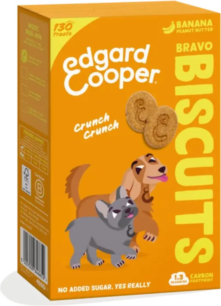 Edgard & Cooper Banaan Hondensnacks 400g