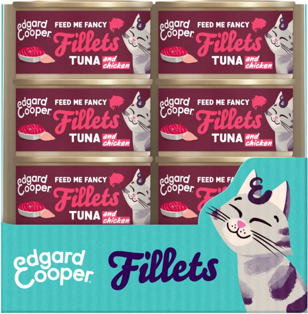 Edgard & Cooper Natvoer Kattenvoer Tonijn & Kip 70g - 24 Stuks - afbeelding 6 van 6
