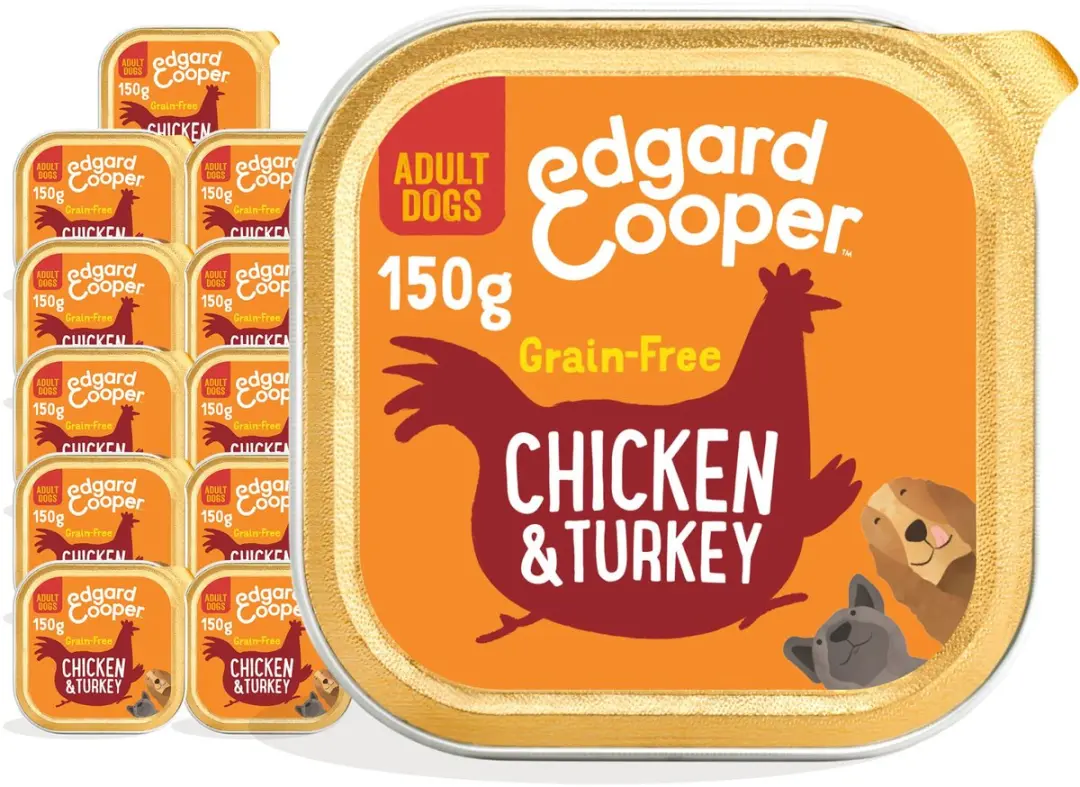 Edgard & Cooper Kuipje Hondenvoer Kip Kalkoen