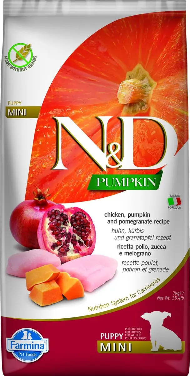 FARMINA N&D Chicken, Pumpkin & Pomegranate Puppy mini