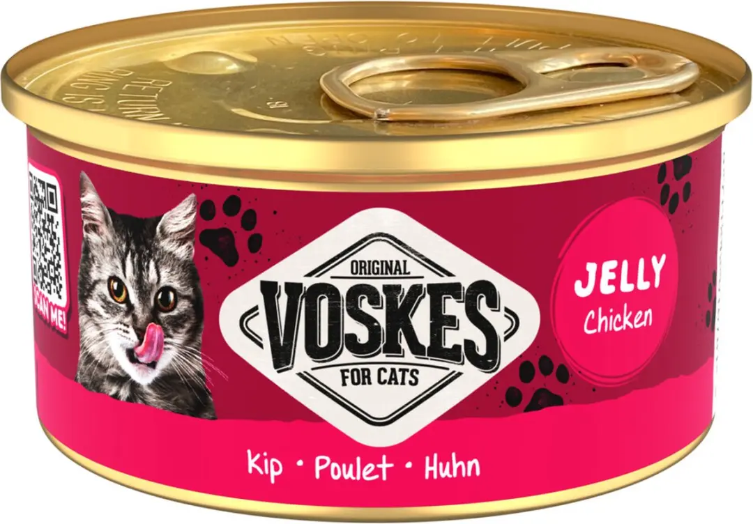 Voskes Kattenvoer Nat Gelei Kip