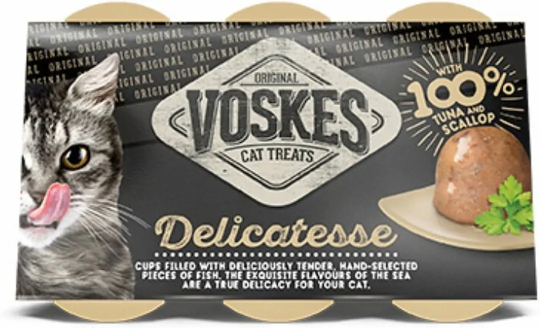 Voskes Tender Pieces Tonijn & Sint-Jakobsschelp 6x25g