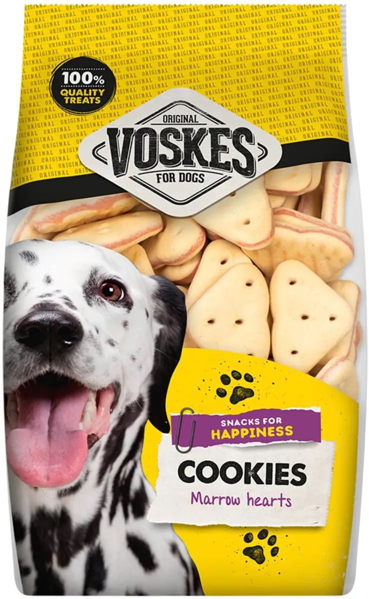 Voskes Hondensnacks Merg Hartjes 400g
