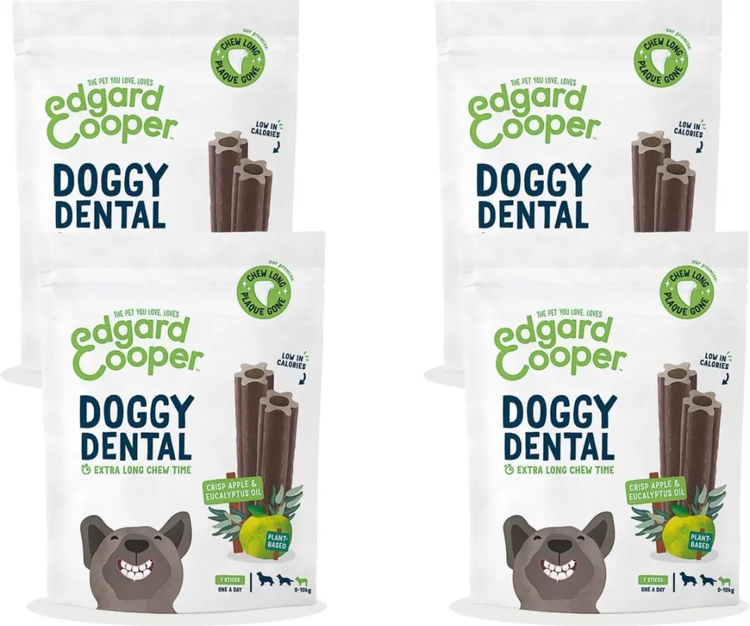 Edgard & Cooper Doggy Dental Appel Hondensnacks