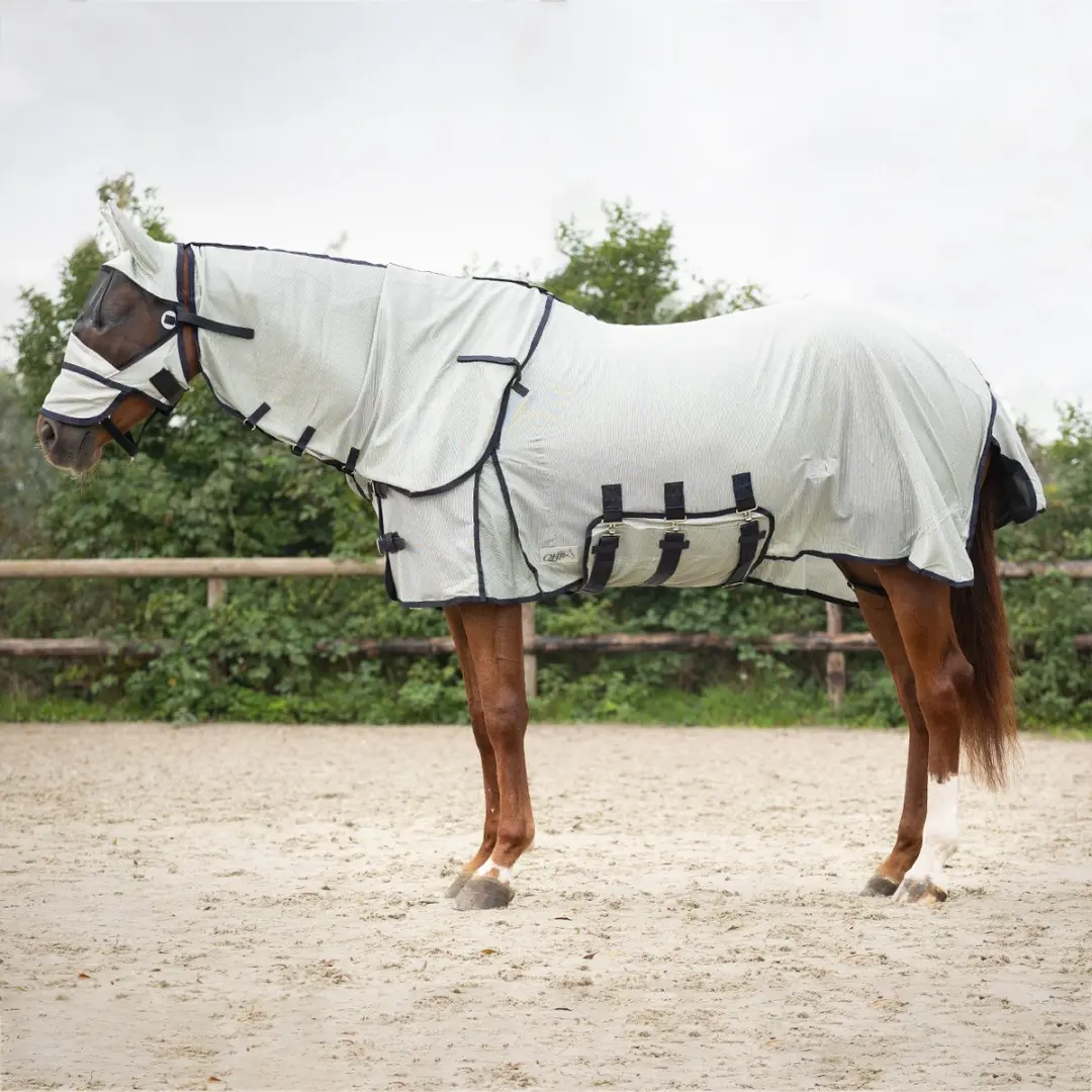 QHP Vliegendeken 125/165cm - Donkerblauw