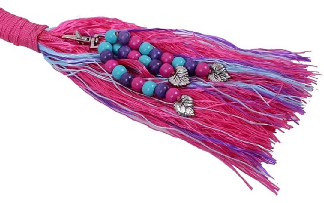 QHP Touwhalster & Neckrope Liberty Fuchsia Shetlander