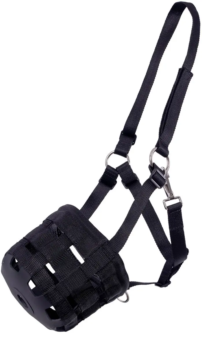 QHP Graasmasker Black Cob