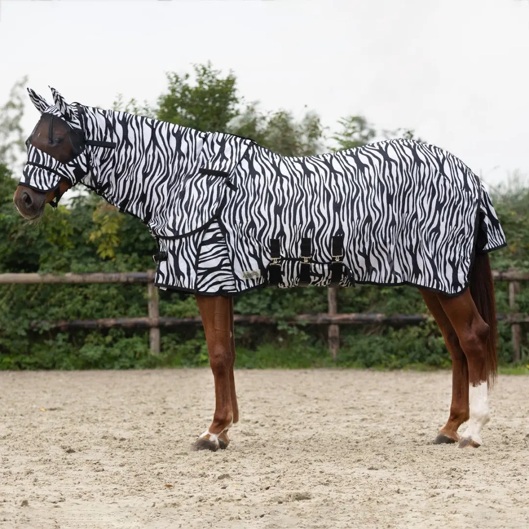 QHP Vliegendeken Zebra 105/145cm - 4-seizoenen