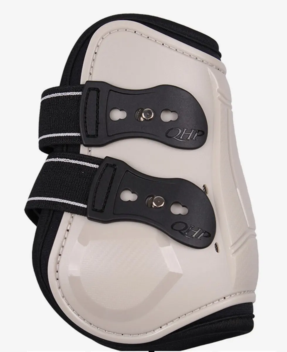 QHP Strijklappen Champion Black - 2 Stuks