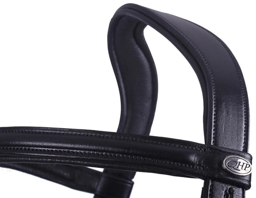 QHP Bitloos Hoofdstel Ceto - Pony - Zwart - afbeelding 6 van 6