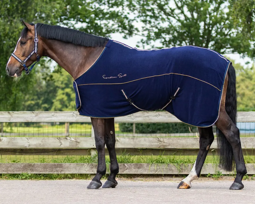 QHP Deken microfiber collection 75/105 cm Navy