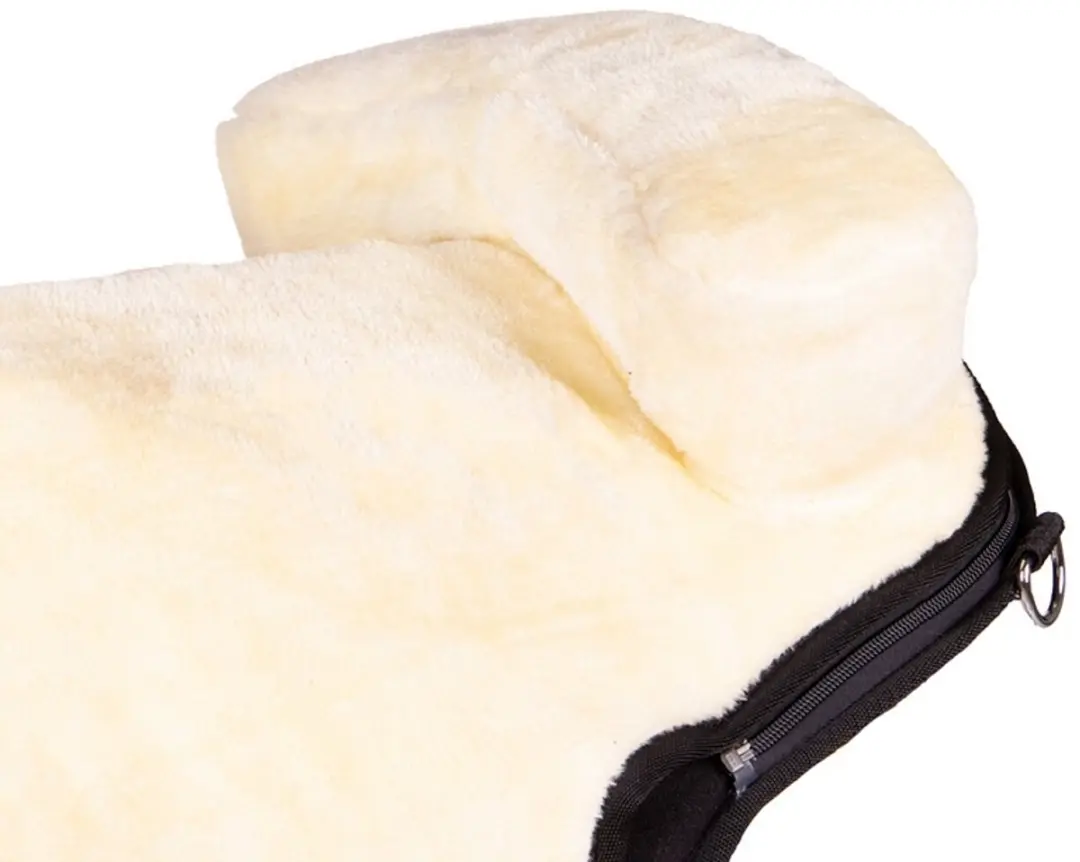 QHP Barebackpad Super Soft Pony - Crème/Zwart