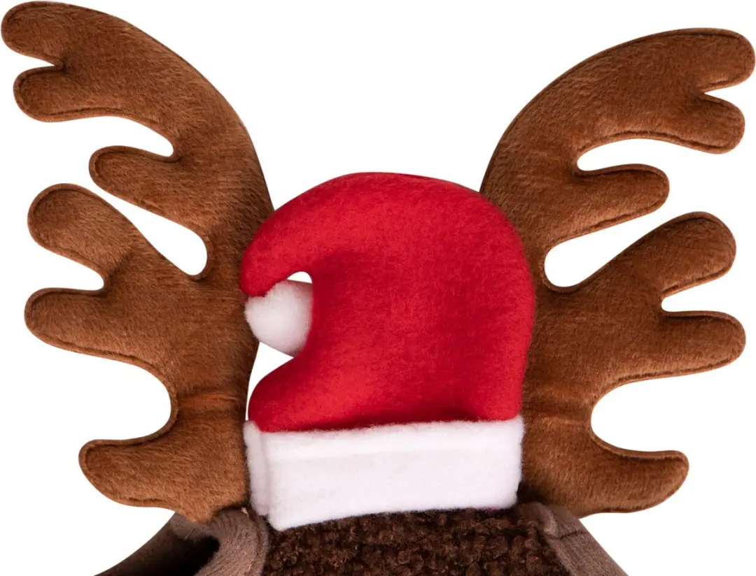 QHP Kerstmuts Paard met Gewei - Rood - afbeelding 2 van 5