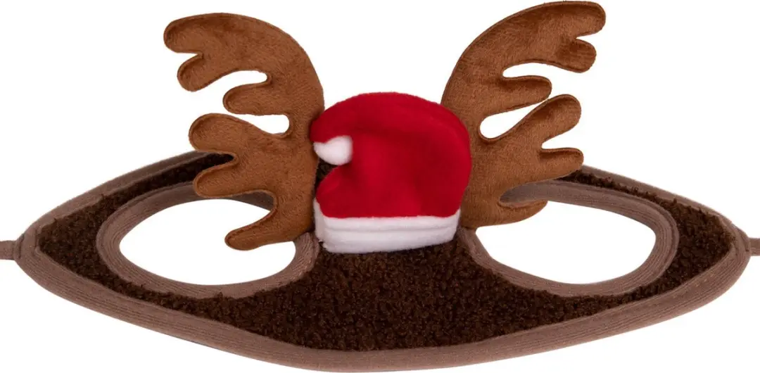 QHP Kerstmuts Paard met Gewei - Rood - afbeelding 4 van 5