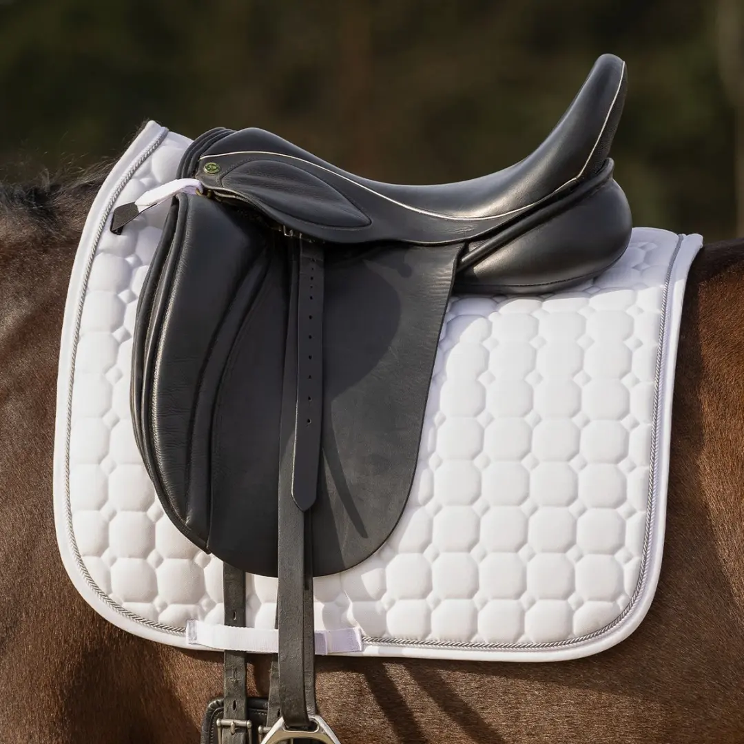 QHP Firenze Dressuur Zadeldek Pony - Wit - afbeelding 5 van 6