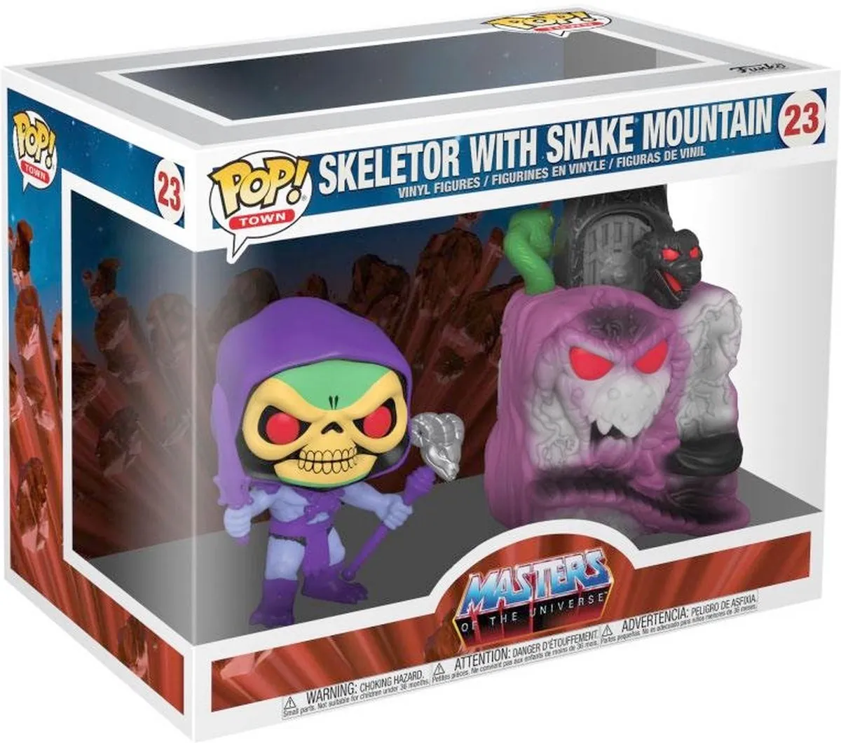 Funko POP! Town Snake Mountain met Skeletor - 9cm Multicolor
