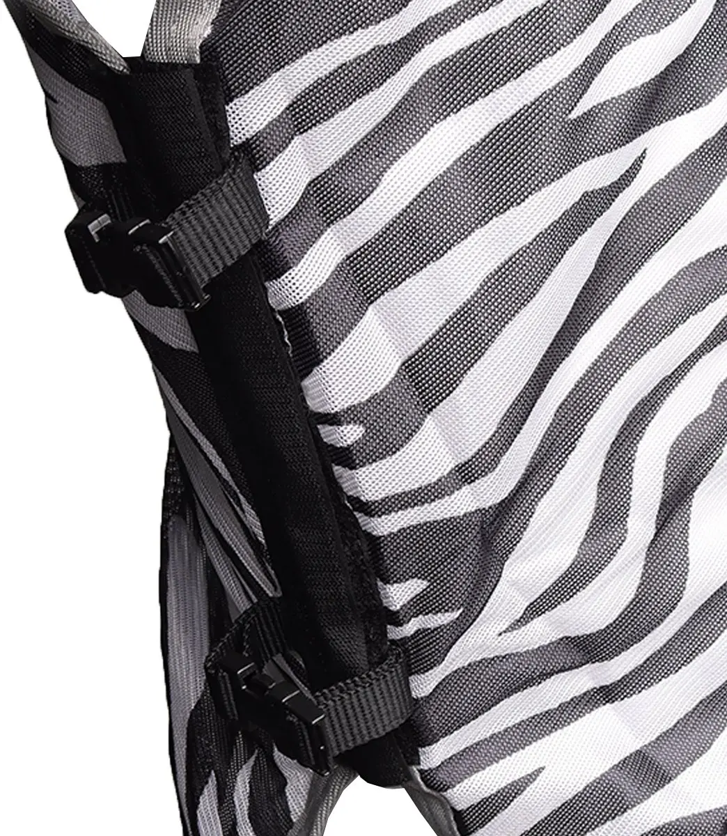 Epplejeck Ejzebra 2.0 Vliegendeken Full Neck 165/215 - Zwart-wit