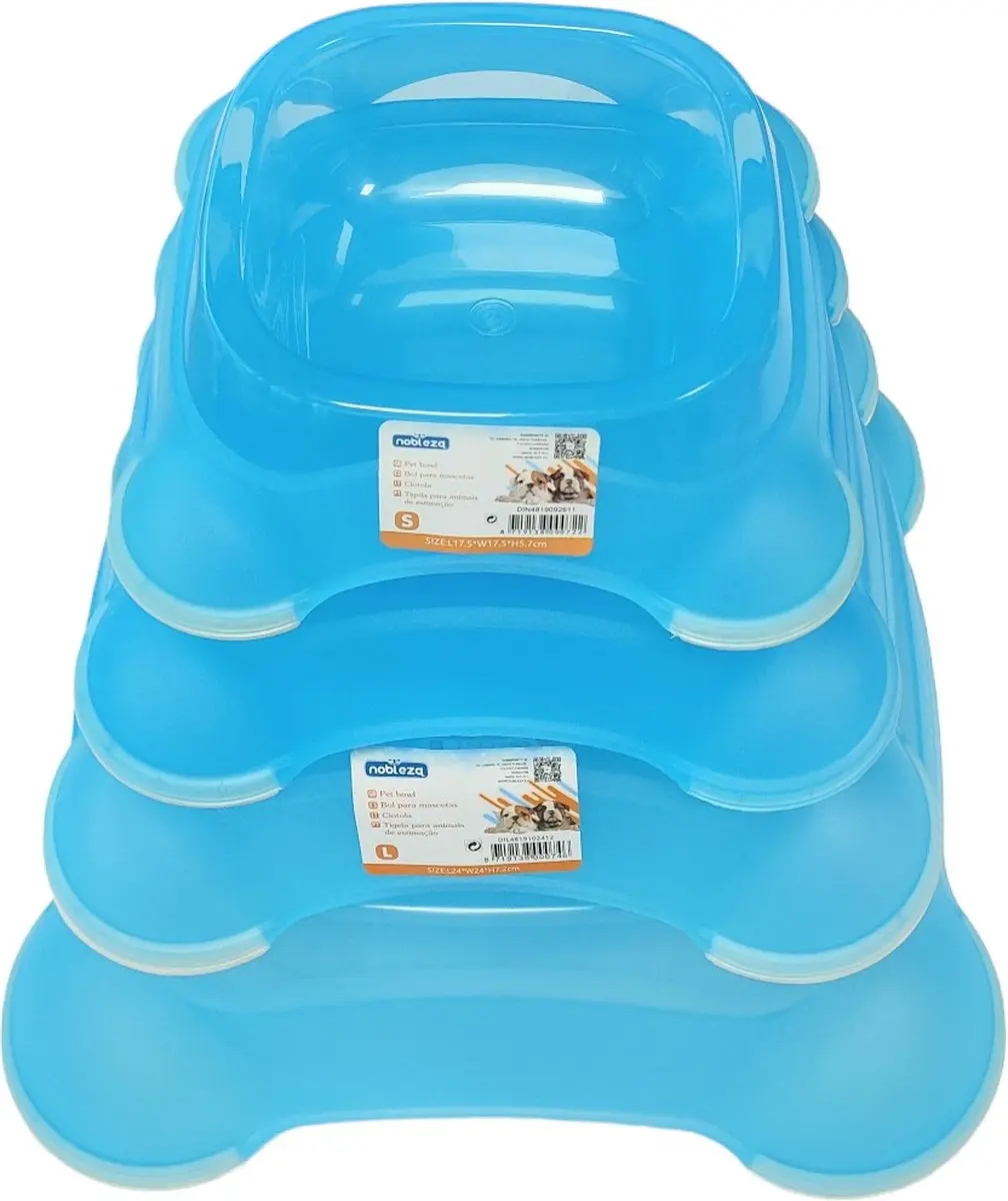 Nobleza Grote Hondenvoerbak XL 2000ml - Blauw