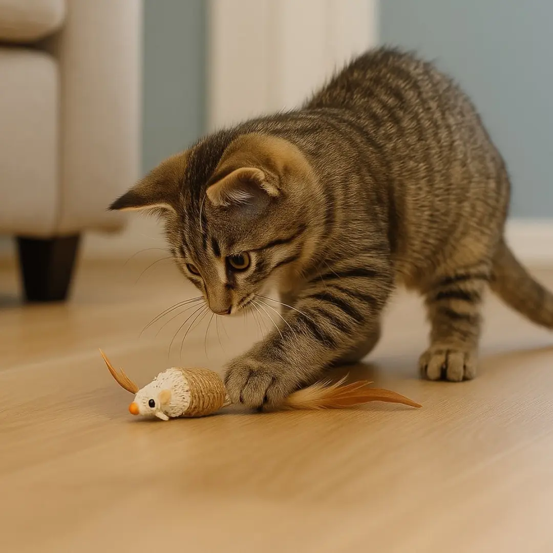 Nobleza Kattenspeelgoed Speelmuis - 12 cm