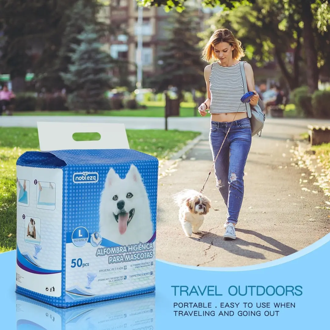 Nobleza Hondentoilet Puppy Training Pads 60x90cm - 50 Stuks - afbeelding 4 van 6