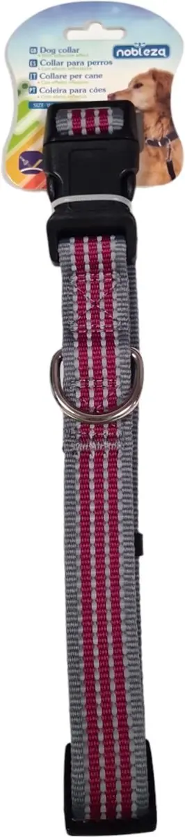 Nobleza Hondenhalsband Reflecterend L - Rood