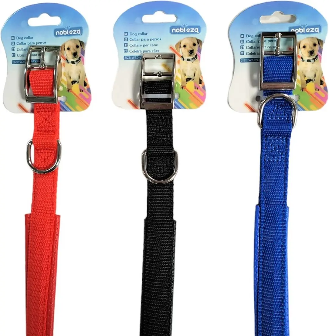 Nobleza Hondenhalsband XS - 30/35cm Zwart