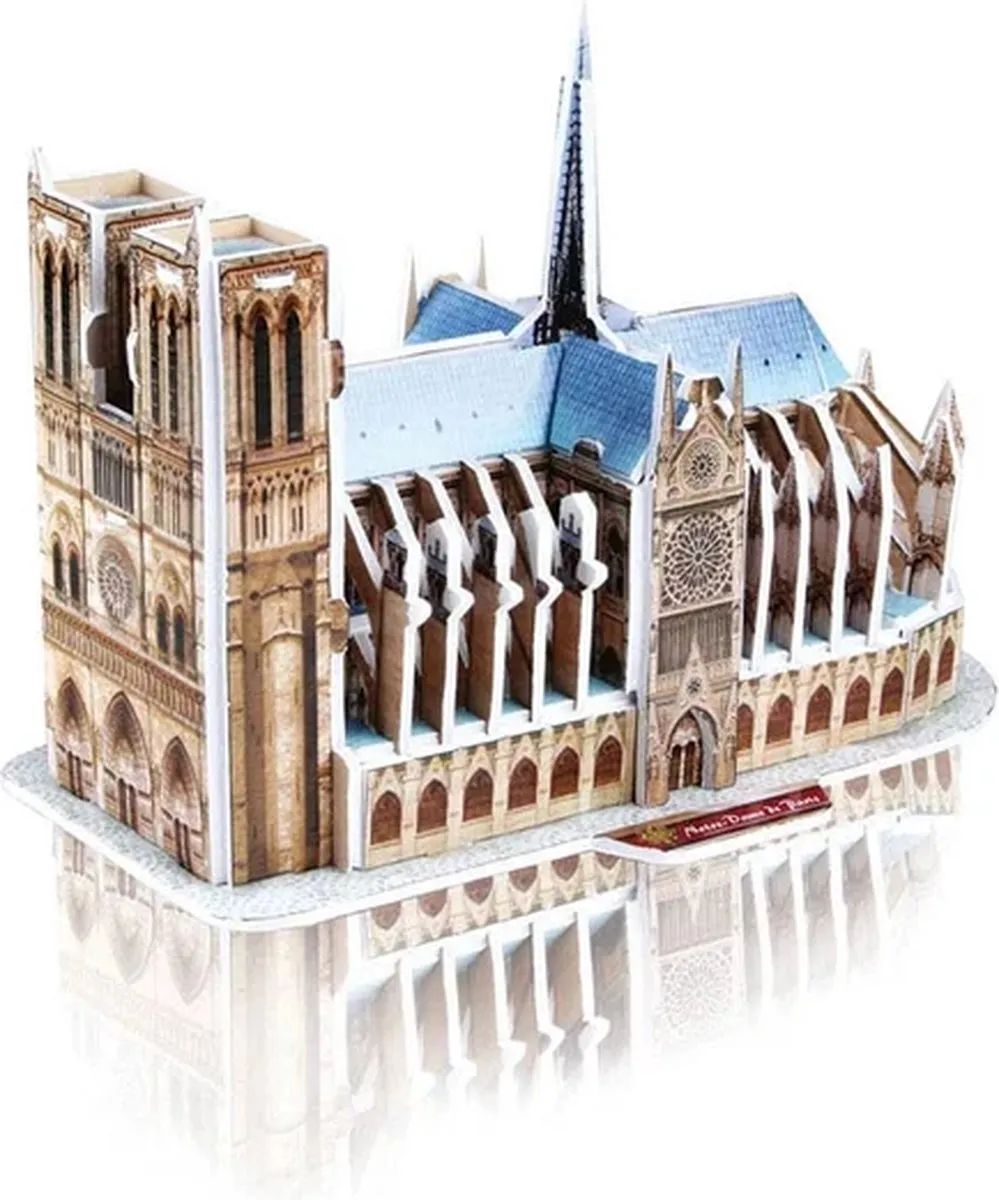 Revell Notre-Dame de Paris 3D Puzzel - 39 Stuks - Multi