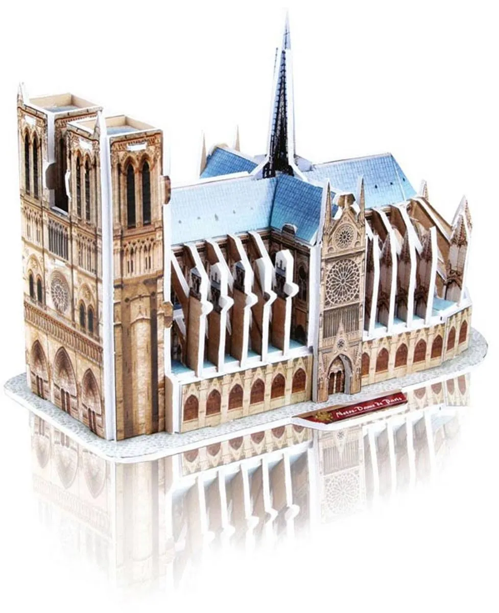 Revell Notre-Dame de Paris 3D Puzzel - 39 Stuks - Multi