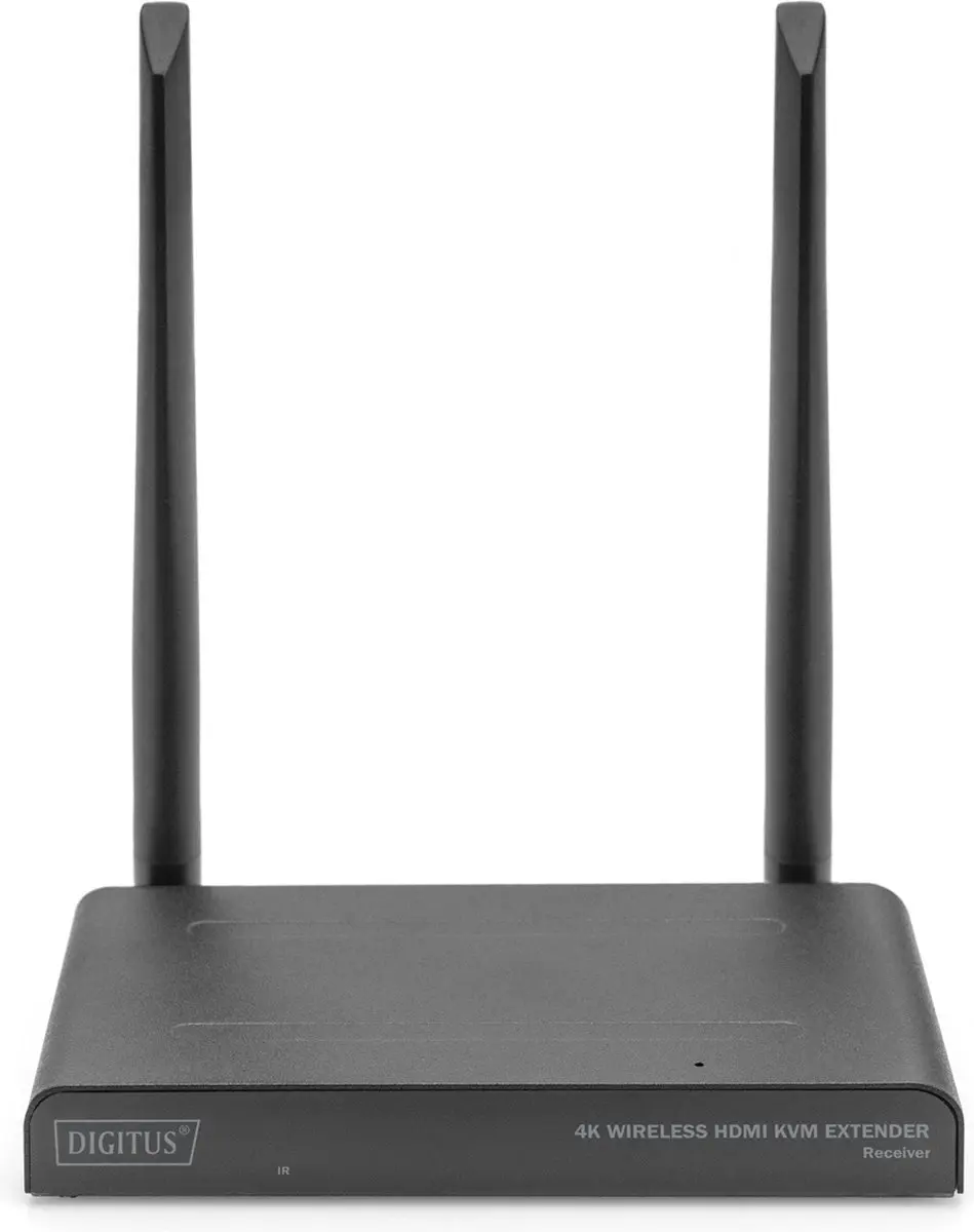 Digitus DS-55329 KVM Ontvanger - 4K HDMI - Zwart