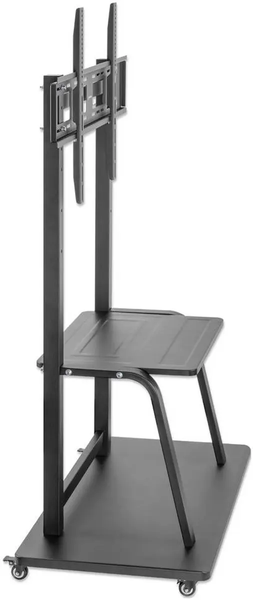 Manhattan TV-Ständer op wielen 462334 - 100" - 150 kg - Zwart