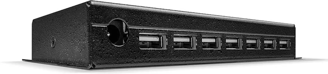 LINDY LINDY USB 2.0 Metall Hub 7 Port USB 2.0-hub 7 poorten Zwart