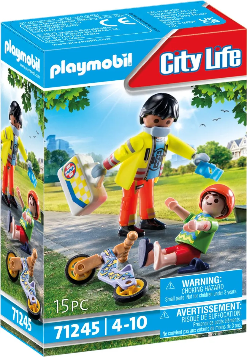 Playmobil City Life Verpleegkundige met patiënt 71245 - Multicolor