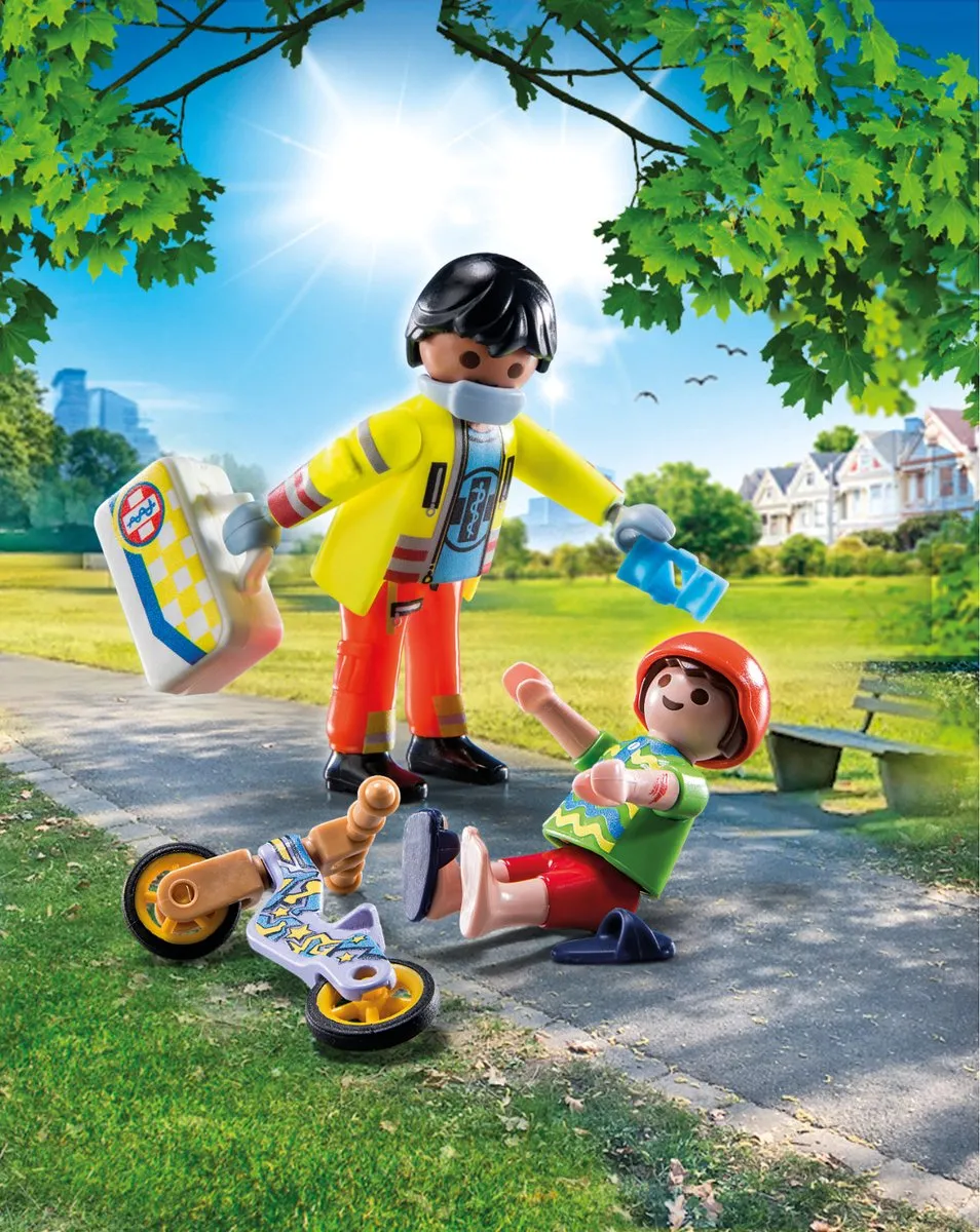 Playmobil City Life Verpleegkundige met patiënt 71245 - Multicolor