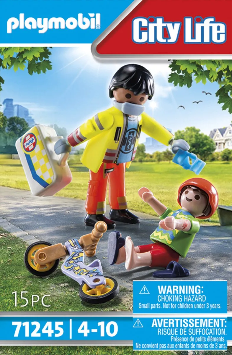 Playmobil City Life Verpleegkundige met patiënt 71245 - Multicolor - afbeelding 6 van 6