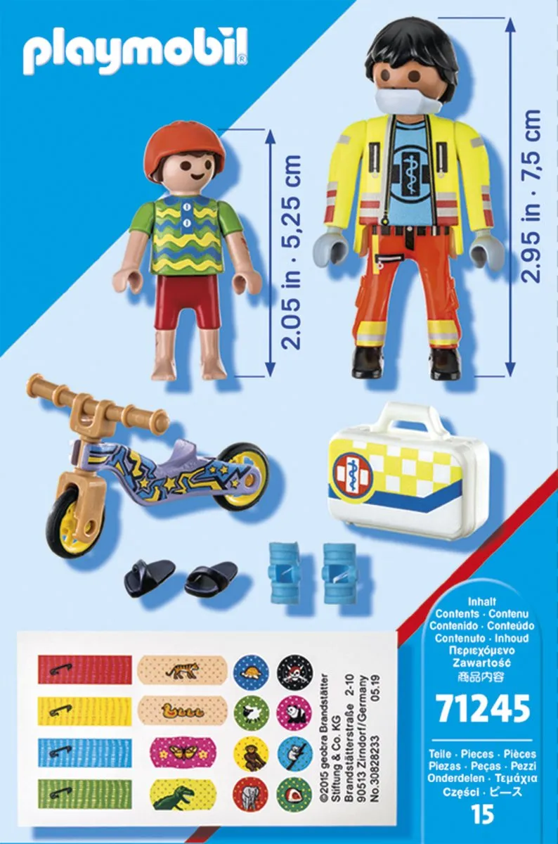 Playmobil City Life Verpleegkundige met patiënt 71245 - Multicolor