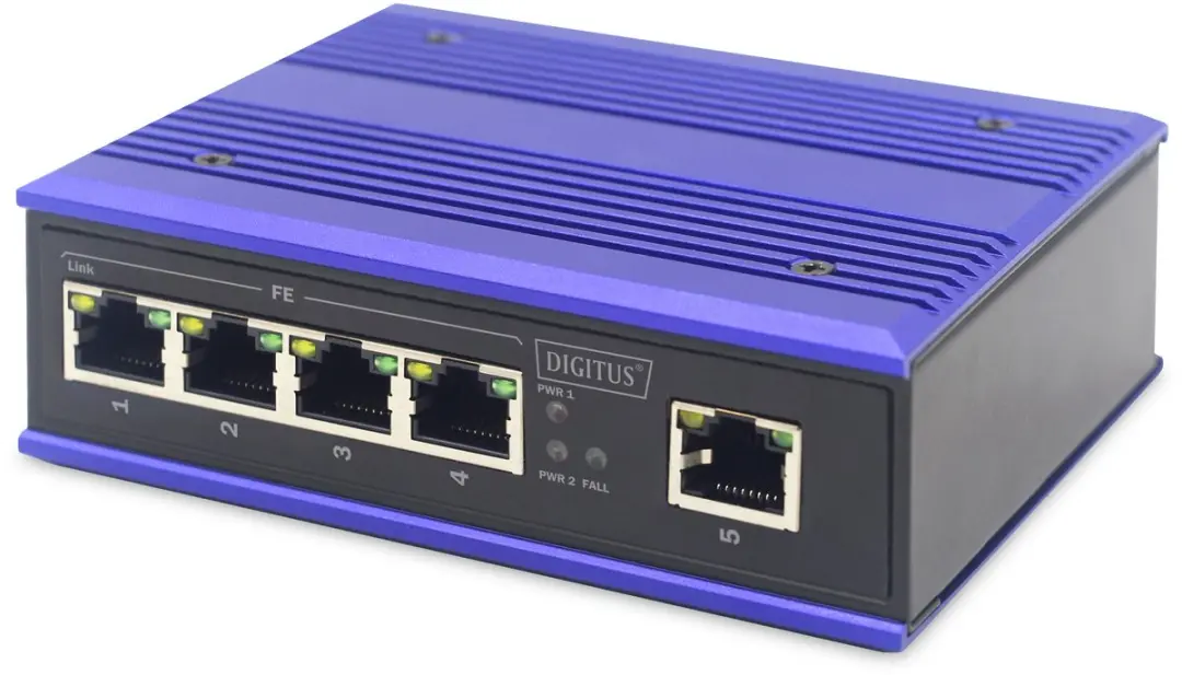 Digitus DN-650105 Industrial Ethernet Switch 5x 10/100 Mbit/s
