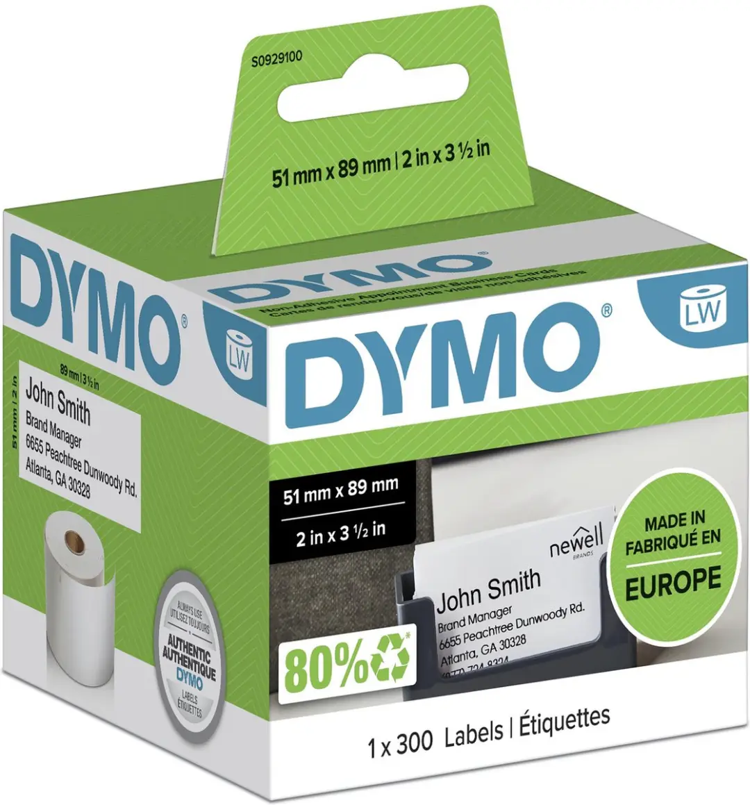DYMO LabelWriter S0929100 Naambadgekaartjes