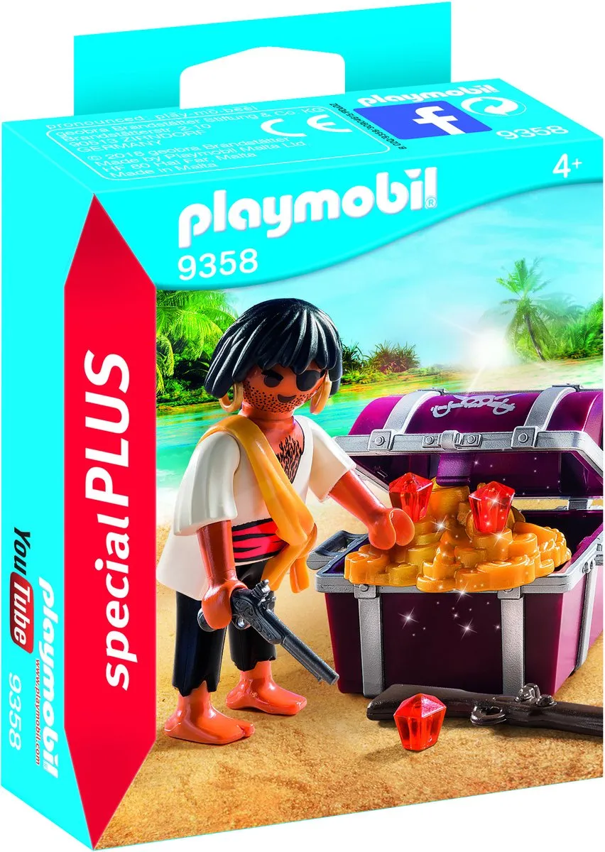 Playmobil Piraat met Schatkist 9358