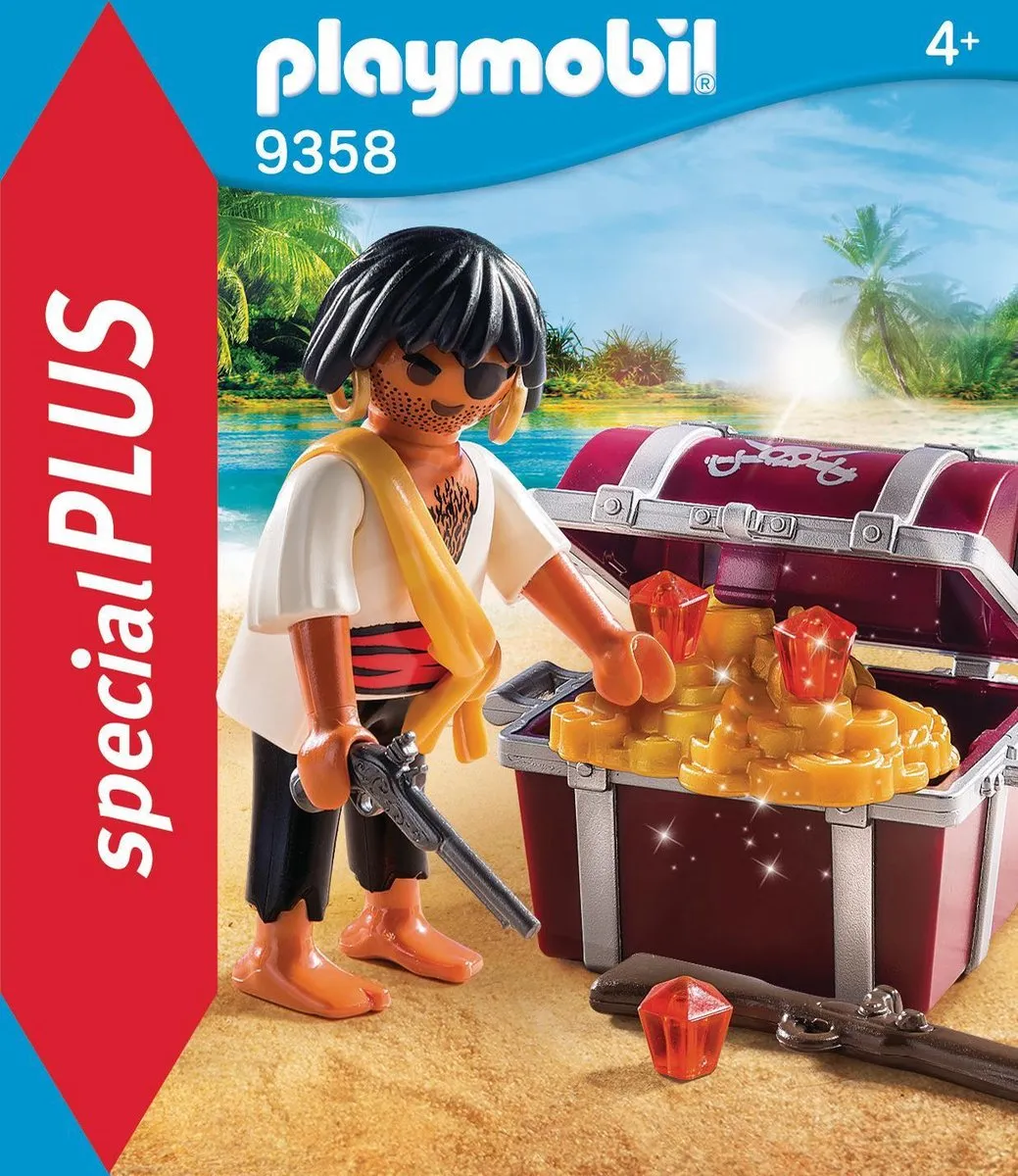 Playmobil Piraat met Schatkist 9358